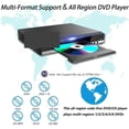 thumbnail image 3 of HD Home DVD Player 1080P High Resolution Multimedia Player AV Cable & USB Output with Remote Control, 3 of 5