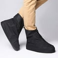 thumbnail image 4 of TIELUTT Couvre-Chaussures Unisexes Bottes de Pluie Réutilisables Tissus Imperméables Imperméable Femme Imperméable Long Chandail en Molleton Thermique de Randonnée Serviette, 4 of 7