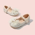 thumbnail image 3 of B91xZ Chaussures pour Tout-Petits Filles Ballerines Rentrée Scolaire Chaussures de Princesse Mariage, 1.5, 3 of 5