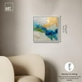 thumbnail image 5 of Alconia I Canvas Abstract Wall Art by Art Remedy, White Frame, 16 x 16, 5 of 7