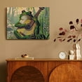 thumbnail image 4 of Fenyluxe Frog Theme Canvas Wall Art Print Ready To Hang Room Home Decor 16x12in, 4 of 6