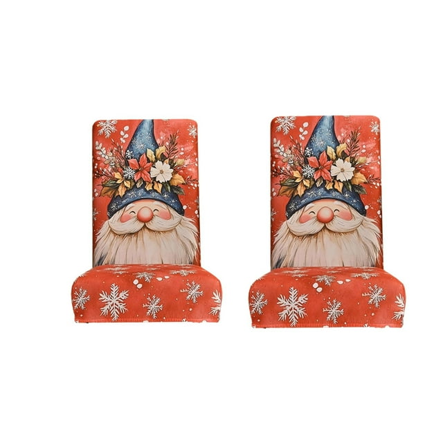 Fundas navideñas para sillas que añaden calidez a su hogar, realzan el estilo de su casa y crean una fiesta temática festiva Navidad combinada con decoración para el hogar