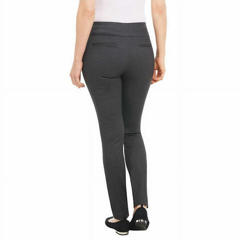 Dalia Women's Pull-On Ponte Pant with Built-in Tummy Control Panel