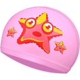 thumbnail image 1 of RV Gorro de natación para niños - Gorro de piscina para niños y niñas de 4 a 10 años oso de fresa Electrónica, 1 of 5