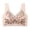 Pink, variant on Low Impact Compression Bra Sheer Lace Longline Everyday Sleep Workout Bra Push up Bralette for Sagging Breasts (Pink, 3XL)