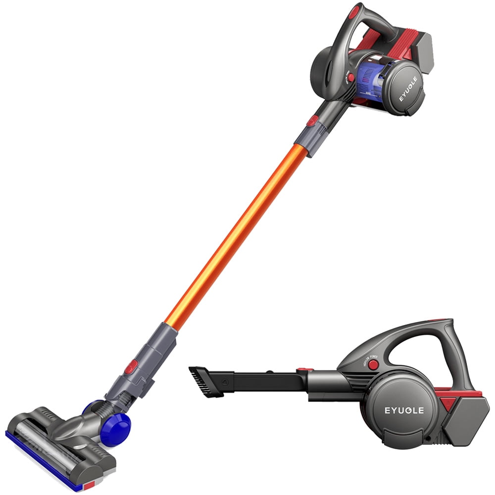 EYUGLE Cordless Vacuum Cleaner, 110W Powerful Suction, 2-in-1 Stick and