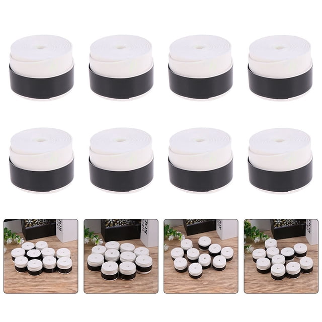 UPOUART 12pcs Overgrip Wrap for Tennis Racket Anti-slip PU Grip Tape for Athletes Sports Activities