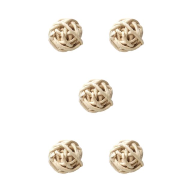 Greeniant Adiciones coloridas, animales pequeños, pelotas de juego para diversión sin fin, pelotas para masticar hierbas, juguetes rodantes Type2 NO2