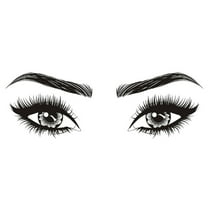 Vikakiooze Home Decor , Beauty Eye Pattern Removable Wall Sticker Bedroom Living Room DecorationPy-3