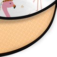 thumbnail image 3 of 36.2 Inch Round Floor Mat Cute Pink Flamingo Pattern Carpet Decor Rug for Living Room Bedroom, 3 of 6