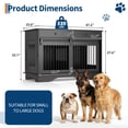 thumbnail image 4 of 47" Dog Furniture Crate, Large Furniture Style Dog Crate  for Large/Medium/Small Dogs, 4 of 18