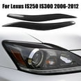 thumbnail image 4 of Carbon Fiber Headlight Eyelids Eyebrows Cover Trim for Lexus IS250 IS300, 4 of 4