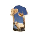 thumbnail image 5 of Honeii Cows Cattles Print Kids Boy T-Shirt,Breathable Round Neck Tee,Stylish Summer Tee for Boys, for Outdoor Activities and Casual Wear, 5 of 7