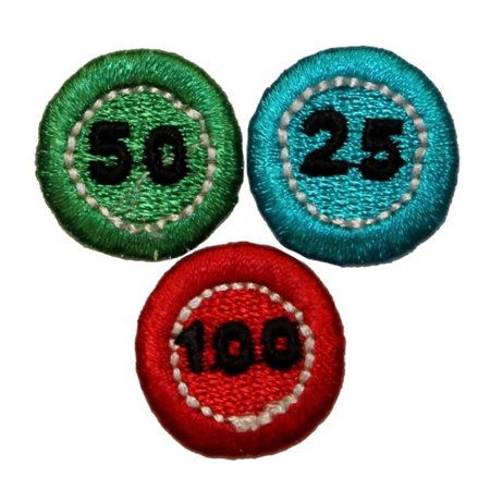 ID 0060ABC Set of 3 Casino Poker Chips Vegas Embroidered Iron On Applique Patch price history on PriceWatchPro
