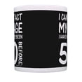 thumbnail image 4 of ThisWear 50th Birthday Gifts for All Can't Act My Age Never Been 50 11 ounce 2 Pack Coffee Mugs Black, 4 of 5