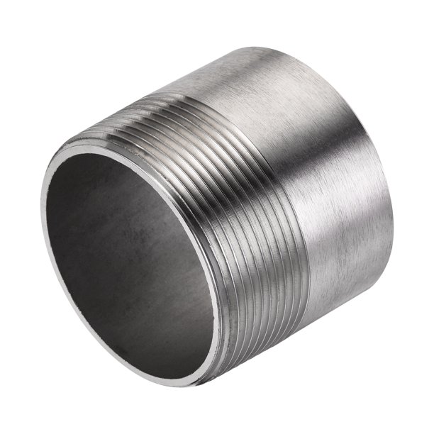 Uxcell 304 Stainless Steel 2 NPT Male Half Threaded Weldable Weld