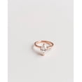 thumbnail image 3 of solitaire jewels 2CT Compass setting Marquise Moissanite Solitaire Engagement Ring For Women, 18K Rose Gold, 3 of 6