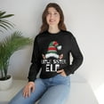thumbnail image 6 of Little Sister Elf Unisex Sweatshirt, S-2XL Christmas Holidays Xmas Elves, 6 of 8