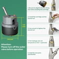 thumbnail image 4 of Single Handle Valve Cartridge, RP50587 Faucet Cartridge Sturdy  Replacement for DST 100 101 140 for Kitchen, 4 of 7