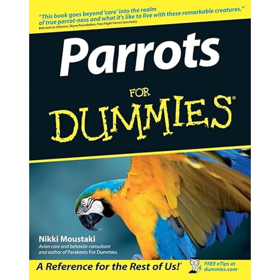 Pre-Owned Parrots for Dummies (Paperback) 0764583530 9780764583537