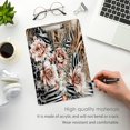 thumbnail image 5 of FMSHPON Jungle Zebra Leopard Rose Flower Floral Clipboard Hardboard Wood Nursing Clip Board and Pull for Standard A4 Letter 13x9 inches, 5 of 8
