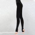 thumbnail image 2 of CPNG Girls Stirrup Tights Dance Socks Solid Color Thin Pantyhose 60D Stepping Pantyhose Dance Socks Ballet Tights(Black,7-9 Years), 2 of 9