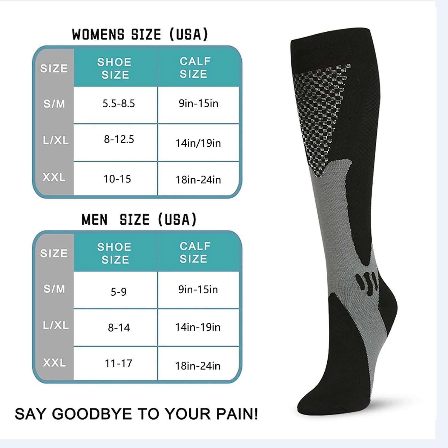 Men's Compression Socks Marathon Football Bicycle Sports Socks Women's  Pressure Prevention Varicocele Anti fatigue Pain Relief