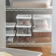 thumbnail image 4 of Sterilite 16 Quart Stacking Storage Container Tub with Lid, Clear (12 Pack), 4 of 12
