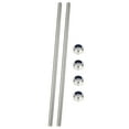 thumbnail image 1 of Uxcell Fully Threaded Rod, M12 x 400mm 304 Stainless Steel Right Hand Thread Bar Studs with Nuts, 2 Pcs, 1 of 6