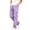 Purple, variant on Sevevn Boys Cargo Pants with Drawstring Elastic Waist Casual Straight Leg Jogger Trousers with Functional Side Pockets Relaxed Fit Everyday Pants for School Play and Outdoor Activities