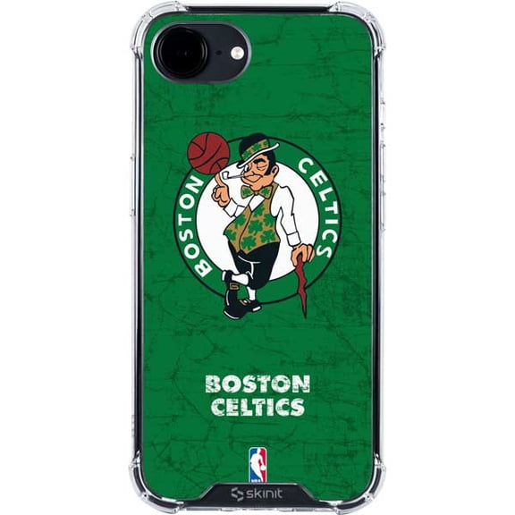 Skinit NBA Boston Celtics Green Primary Logo iPhone 16e Clear Case