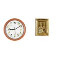 thumbnail image 1 of Reloj de aviario melódico con marco artístico de resina para pared y , ideal para cocina, dormitorio, oficina y decoración de estilo rústico., 1 of 8