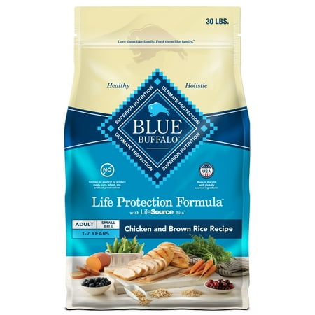 UPC 859610007455 product image for Blue Buffalo Life Protection Formula Adult Small Bite Dry Dog Food  Chicken & Br | upcitemdb.com
