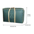 thumbnail image 2 of kkbbma under $5 Extra Large Heavy Duty Moving Bag,Duffle Bag with Zippers,Clothing Storage Bags, Fabric Storage Tote Bags for Travelling,College Dorm, Space Saving, 2 of 4