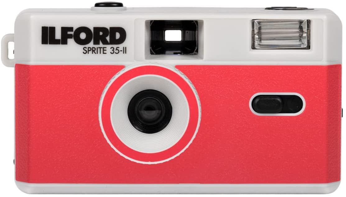Ilford Sprite 35II Reusable/Reloadable 35mm Analog Film Camera (Silver
