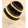 thumbnail image 5 of YooGuoGuo Women Fashion Crochet Bucket Hat Cute Knit Fisherman Caps for Outdoor Fall Spring Striped Beanies Cloche Hats, 5 of 6