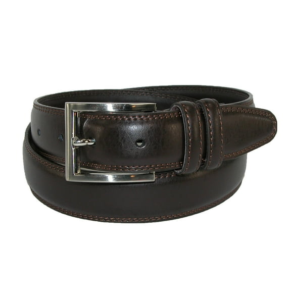 Aquarius  Leather Padded Belt with Satin Buckle (Men's Big & Tall)