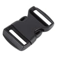 thumbnail image 3 of Black Plastic Dual Adjustable Strap Buckles, Quick Release Buckle, 5Pcs, Replacement for Backpack, DIY Craft, 3 of 8