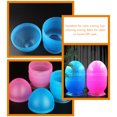 2pcs Hair Dyeing Shaker Bowls Salon Mixing Cups Hair Dye Bowls with