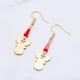 thumbnail image 3 of Pendientes De Navidad A La Moda, Pendientes Creativos De Papá Noel, Ciervo Y Campana, Regalo De Navidad Para Niñas Speravity AP007687-02, 3 of 6