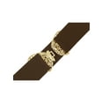 thumbnail image 3 of Women's Golden Butterfly Stretchy Belts, Vintage Elegant Elastic Waistband for Dress Coat 65x5cm/25.6x2.0" Coffee, 3 of 6