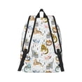 thumbnail image 3 of Balery Cute Colorful Animal Vintage Canvas Backpack for Men and Women - Large Capacity, Durable Travel Laptop Bag for School, Work, Hiking, and Outdoor Activities, 3 of 7
