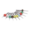 thumbnail image 3 of Juego de 10 Brocas Helicoidales, Acero de Tungsteno, Fuerte Resistencia a la Abrasión, Tallado de Tablero Elechtrico, Para Taladrar y Tallar Cera Ámbar, Placa de Circuito,, 3 of 7