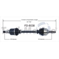 thumbnail image 4 of Fits 2000-2011 Ford Focus TrakMotive CV Axle Shaft FD-8038 Premium; OEM Replacement, 4 of 4