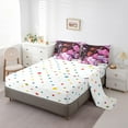 thumbnail image 3 of Afro Comforter Set 7 Piece Bed in a Bag Twin,American African Princess Magical Bedding Sets Black Hair R Stars Sheet Set with Comforter, 3 of 5