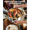 thumbnail image 4 of Cooks Standard Multi-Ply Clad 6 Quart Stock Pot, Stainless Steel Soup Pot with Stainless Lid, Cooking Pot for Pasta, Spaghetti, Stockpot with Even Heating, Induction Cookware, 4 of 7