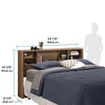 thumbnail image 4 of Dover Edge Full/queen Headboard in a Timber Oak finish, 4 of 14