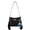 Black, variant on Wrangler Women Shoulder Crossbody Bag, Medium Western Fringe Hobo Purse, Coffee
