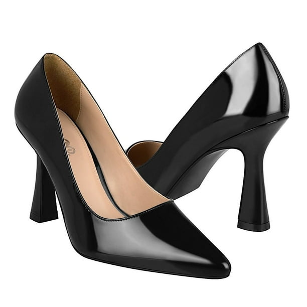 TACONES DAMA STYLO 32203 CHAROL NEGRO Stylo 32203 Walmart en línea