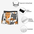 thumbnail image 5 of Kdxio Men's Boxer Briefs with Funny Cats Print - Comfortable and Breathable Underwear for Everyday Wear, 5 of 7